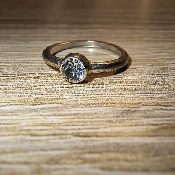 Jewelry - Round Bezel Solitaire Ring – Size 5.5